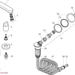 Hansgrohe Metris S Afdekset Voor 4-gats Badrandcombinatie Chroom -Baden Luxe Verkoop 52427