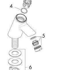 Hansgrohe Universeel Fonteinkraan Universeel Chroom -Baden Luxe Verkoop 52784