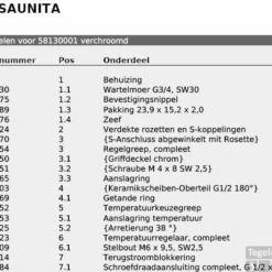 Hansa Unita Douchethermostaat Zonder S-koppelingen Chroom -Baden Luxe Verkoop 53805