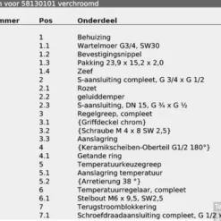 Hansa Unita Douchethermostaat Met S-koppelingen Chroom -Baden Luxe Verkoop 53811