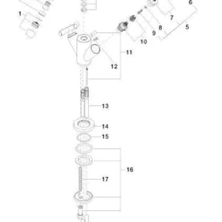 Dornbracht Tara. Bidetkraan Uitloop 110 Mm. Met Kruisgreep Chroom -Baden Luxe Verkoop 54171