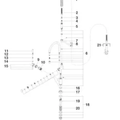 Dornbracht Tara Classic Keukenkraan Links Met Hendel Chroom 5 Dornbracht Tara Classic Keukenkraan Links Met Hendel Chroom -Baden Luxe Verkoop 54384