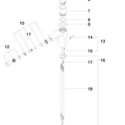 Villeroy & Boch Cult Bidetkraan Met Waste Chroom -Baden Luxe Verkoop 54840