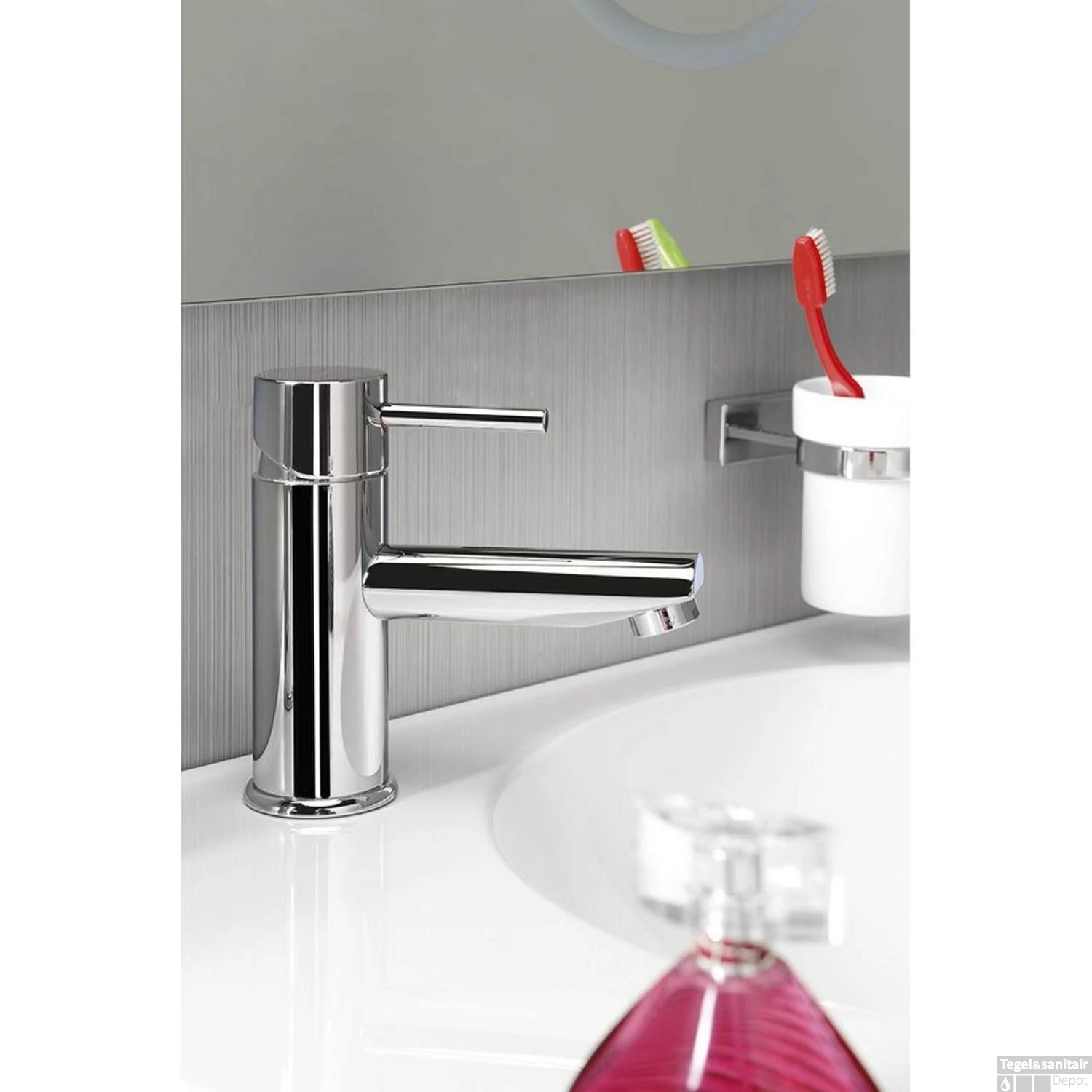 Wastafelmengkraan Sapho Rhapsody 1-hendel Recht 15.2 Cm Chroom 2 Wastafelmengkraan Sapho Rhapsody 1-hendel Recht 15.2 Cm Chroom - Afbeelding 2