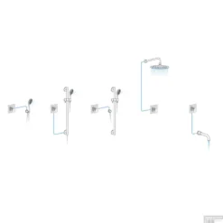 Douchekraan Inbouw Sapho Rhapsody Mengkraan Afbouwdeel 1-weg Chroom (incl. Inbouwdeel) -Baden Luxe Verkoop 5540 douchekraan inbouw sapho rhapsody mengkraan afbouwdeel 1 weg chroom incl. inbouwdeel 7