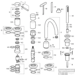 Hansa Designo Afdekset 4-gats Badrandcombinatie Chroom -Baden Luxe Verkoop 55830