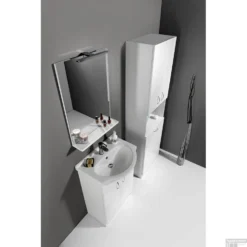 Badkamerspiegel Sapho Beta 50x70x12 Cm Met Planchet MDF Exclusief Lamp -Baden Luxe Verkoop 57396 badkamerspiegel sapho beta 50x70x12 cm met planchet aluminium 4