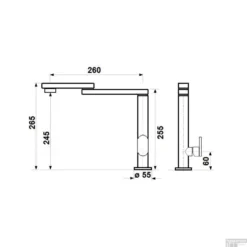 Keukenmengkraan Sapho Dandy 1-hendel Recht 26.5 Cm Met Knikuitloop Chroom 9 Keukenmengkraan Sapho Dandy 1-hendel Recht 26.5 Cm Met Knikuitloop Chroom -Baden Luxe Verkoop 5877 keukenmengkraan sapho dandy 1 hendel recht 26.5 cm met knikuitloop chroom 4