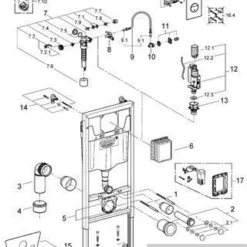 Grohe Rapid Sl Inbouwreservoir Met Nova Cosm.bed.plaat Chooom -Baden Luxe Verkoop 59943