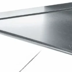 Easydrain Aqua Jewels Delta Douchegoot 3-hoek 20x20cm.zij-uitl.30-35-50 Rvs Geborsteld