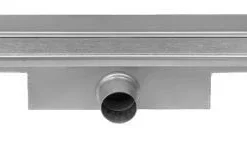 Easydrain Compact Wall Zero Afvoergoot 6x100 Cm. Zijuitlaat Rvs