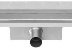 Easydrain Compact 50 Taf Wall Afvoergoot 110 X 6 Cm. Zijaansluiting Rvs