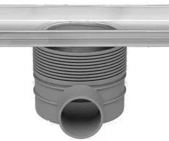 Easydrain Multi Inbouwdeel Drain 50 Cm. Zonder Rooster Zij Uitl. Rvs