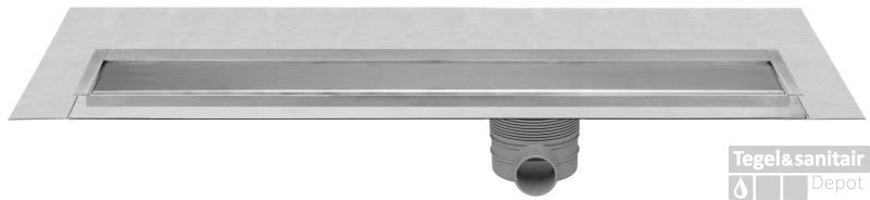 Easydrain Multi Taf Wall Afvoergoot 110 X 9.8 Cm. Zijaansluiting Rvs 1 Easydrain Multi Taf Wall Afvoergoot 110 X 9.8 Cm. Zijaansluiting Rvs