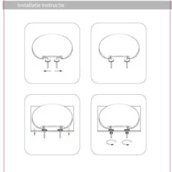 B&w-luxury Chic P Closetzitting Met Deksel Wit -Baden Luxe Verkoop 62796