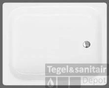 Bette Vlak Douchebak 90 X 75 X 15 Cm. Met Antislip Wit