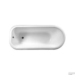 Vrijstaand Bad Sapho Foxtrot 170x75x49 Cm Wit Met Leeuwenpoten Chroom -Baden Luxe Verkoop 68122 vrijstaand bad sapho foxtrot 170x75x49 cm met chromen leeuwenpoten 4