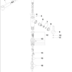 Dornbracht Elio Keukenkraan Met Uittrekbare Vaatdouche Platina Mat -Baden Luxe Verkoop 69412