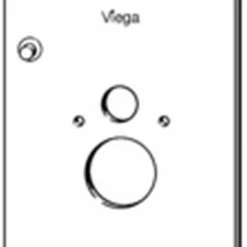 Viega Afdekplaat 48x55 Cm. Voor Hoog Laag Element Helder Glas