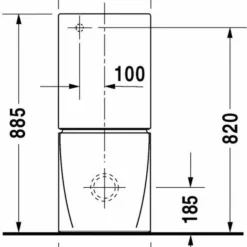 Duravit Starck 2 Duobloccloset 37x63 Cm. Wondergliss Wit 9 Duravit Starck 2 Duobloccloset 37x63 Cm. Wondergliss Wit -Baden Luxe Verkoop 71497