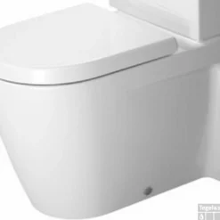 Duravit Starck 2 Duobloccloset 37x63 Cm. Wondergliss Wit