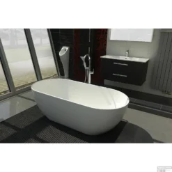 Vrijstaand Bad Sapho Reduta Gegoten Marmer 171x81x46 Cm Wit -Baden Luxe Verkoop 72842 vrijstaand bad sapho reduta marmer 170x80x58 cm wit 4