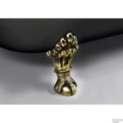 Vrijstaand Bad Sapho Foxtrot 170x75x49 Cm Wit / Zwart Met Leeuwenpoten Brons -Baden Luxe Verkoop 72963 vrijstaand bad sapho foxtrot 170x75x49 cm wit zwart met leeuwenpoten brons 3