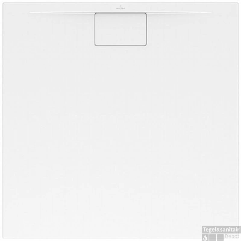 Villeroy & Boch Architectura Douchebak 100 X 100 X 4.8 Cm. Metalrim Edelweiss 1 Villeroy & Boch Architectura Douchebak 100 X 100 X 4.8 Cm. Metalrim Edelweiss