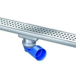 Berg Van Den Douchegoot 100 Cm. Onder-zij Uitlaat 50 Mm. Rvs