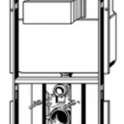 Viega Steptec Wc-module 84x43 Cm.