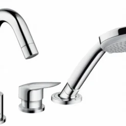 Hansgrohe Logis Afdekset Voor 3-gats Badrandcombinatie Chroom