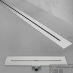 Easydrain Xs Nano Douchegoot 120 Cm. Waterslot 50 Rvs Geborsteld