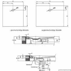 Bette Floor Side Douchebak 90 X 90 X 3 Cm. Wit -Baden Luxe Verkoop 78407 4
