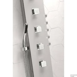 Douchepaneel Sapho Soul 200 150x21 Cm Thermostatisch Vierkant Aluminium -Baden Luxe Verkoop 78772 douchepaneel sapho soul 200 150x21 cm thermostatisch vierkant aluminium 5