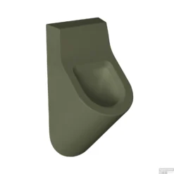 Urinoir Salenzi Hung Achterinlaat Mat Legergroen (incl. Ophangset En Sifon)