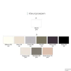 Kwartrond Douchebak Bounty 80 X 90 X 4 Cm Crème -Baden Luxe Verkoop 80x90 bounty creme kleurstaal 1