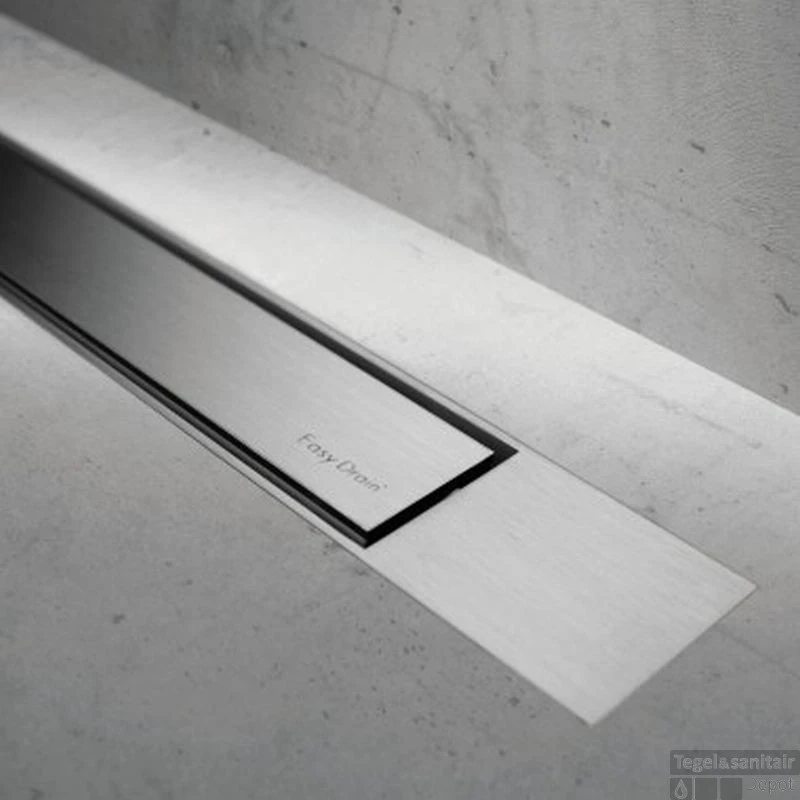 Easydrain Compact Modulo Design Douchegoot 80 Cm. Rooster Z2 Waterslot 30 Mm. Rvs Geborsteld 1 Easydrain Compact Modulo Design Douchegoot 80 Cm. Rooster Z2 Waterslot 30 Mm. Rvs Geborsteld