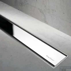 Easydrain Compact Taf Modulo Design Douchegoot 80 Cm.met Rooster Zero+-waterslot 50mm. Chroom