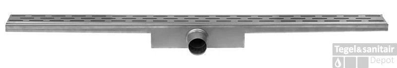 Easydrain Compact 50 Afvoergoot 6x190 Cm. Zijuitlaat Rvs 1 Easydrain Compact 50 Afvoergoot 6x190 Cm. Zijuitlaat Rvs