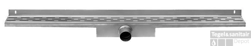 Easydrain Compact Wall 30 Afvoergoot 6x100 Cm. Zijuitlaat Rvs 1 Easydrain Compact Wall 30 Afvoergoot 6x100 Cm. Zijuitlaat Rvs