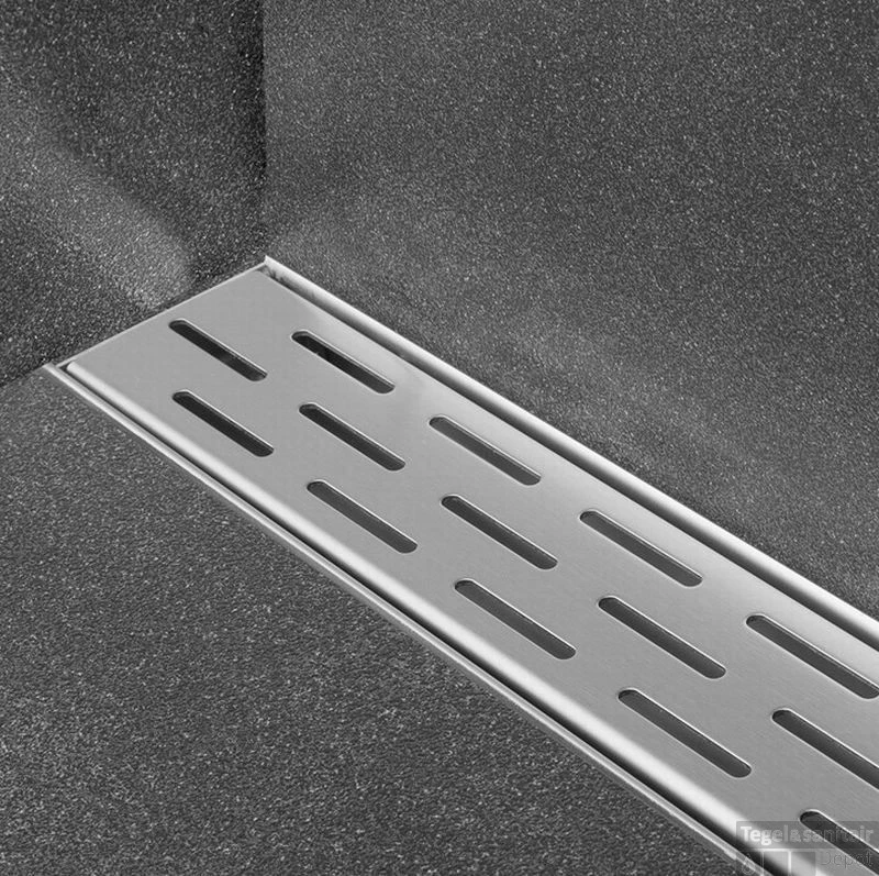 Easydrain Compact Wall 30 Afvoergoot 6x100 Cm. Zijuitlaat Rvs 2 Easydrain Compact Wall 30 Afvoergoot 6x100 Cm. Zijuitlaat Rvs - Afbeelding 2