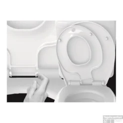 Wc-Zitting Allibert Kids Wit Soft-Close -Baden Luxe Verkoop 818862 4