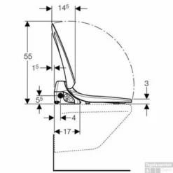 Douche Wc Zitting Geberit Aquaclean 4000 Wit -Baden Luxe Verkoop 82437 1