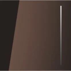 Geberit Omega70 Bedieningsplaat Voor Massief-en Droogbouw . Glas Umbra-aluminium