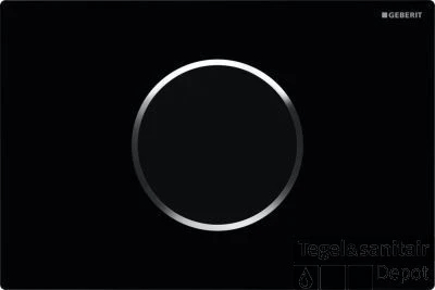Geberit Sigma 10 Bedieningsplaat Infrarood Netvoeding 230v Zwart-chroom-zwart 1 Geberit Sigma 10 Bedieningsplaat Infrarood Netvoeding 230v Zwart-chroom-zwart