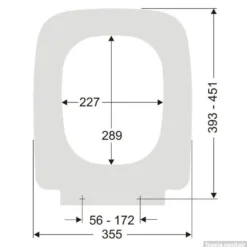 Pagette Avoner P Closetzitting Softclosing En Quickrelease Wit -Baden Luxe Verkoop 82890