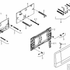 Geberit Highline Bedieningsplaat Voor Inbouwreservoir Rvs -Baden Luxe Verkoop 82960