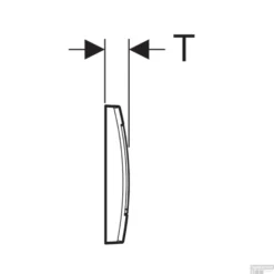 Bedieningsplaat Geberit Twinline 30 Frontbediening Chroom -Baden Luxe Verkoop 8340796 bedieningsplaat geberit twinline 30 frontbediening chroom 2