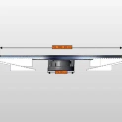 B&w-luxury Highline Douchegoot 30 X 5.7 Cm. Vloer Met Zijuitlaat Rvs -Baden Luxe Verkoop 83767