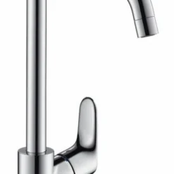 Hansgrohe Focus Keukenkraan Met Hoge Uitloop Rvs Look
